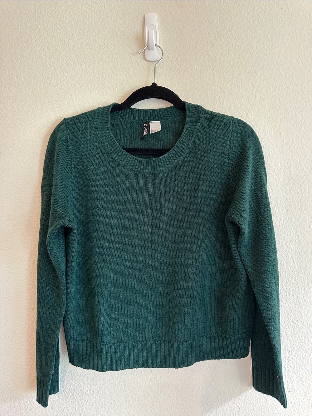 H&M Crewneck Emerald Green Women’s Knit Sweater